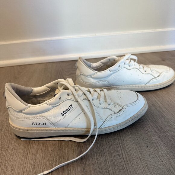 Schutz ST 001 Sneakers — White — Women’s 8 - Picture 1 of 3